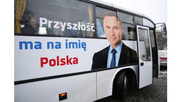 Andrzej Duda promuje firmę w likwidacji