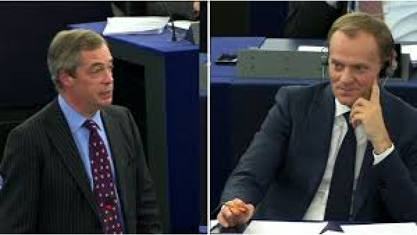 Nigel Farage złożył wniosek o odwołanie Tuska.