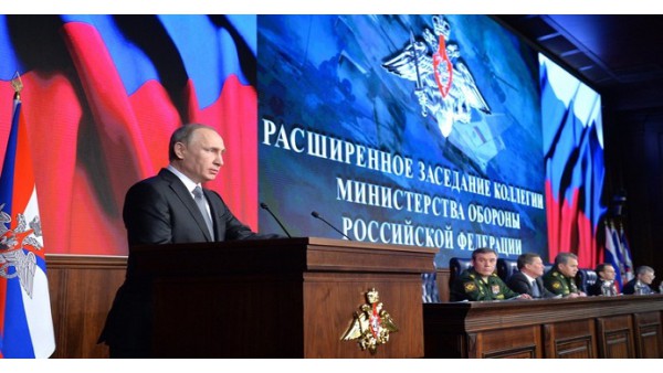 Analiza wystąpień Władimira Putina i Sergieja Szojgu na rozszerzonym kolegium Ministerstwa Obrony Narodowej Federacji Rosyjskiej.