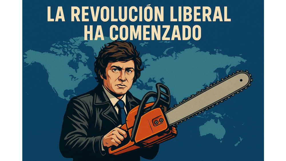 Milei i piła łańcuchowa wolności